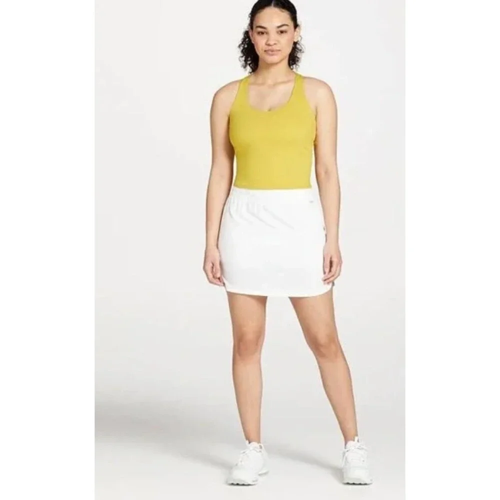 DSG Women's Stride Skort Sz Medium ~ White ~ Tennis Golf Pickleball NWT